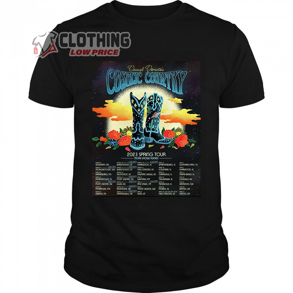 Daniel Donato's Cosmic Country 2023 Spring Tour Merch, Daniel Donato's Cosmic Country World Tour 2023 T-Shirt