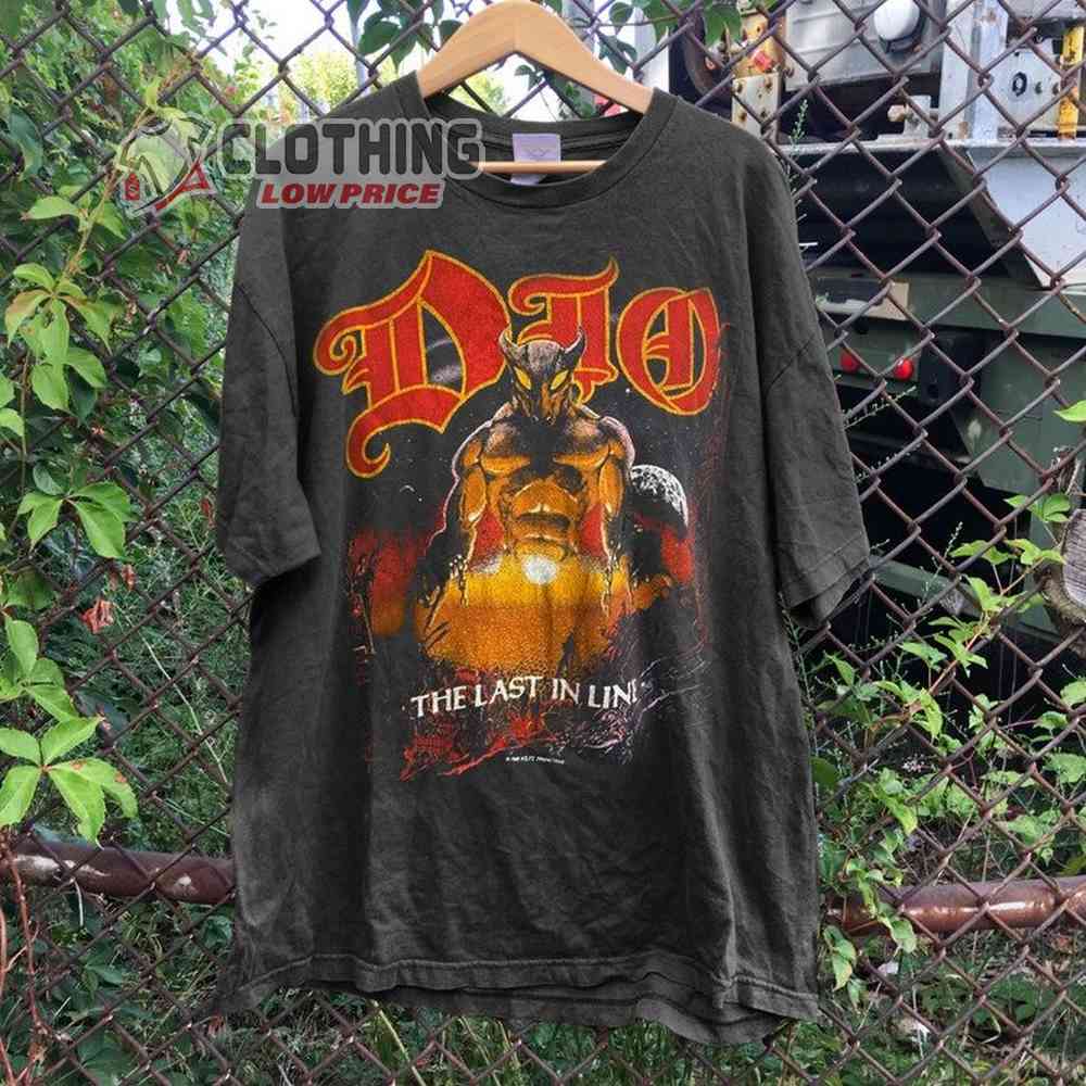 Dio The Last In Line Shirt, Rock Band Dio Rainbow Albums T-Shirt