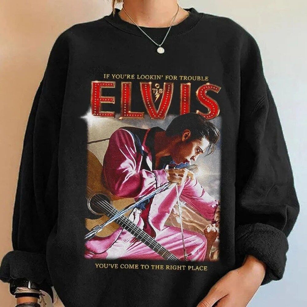 austin butler elvis trouble lyric Active T-Shirt for Sale by egleruta