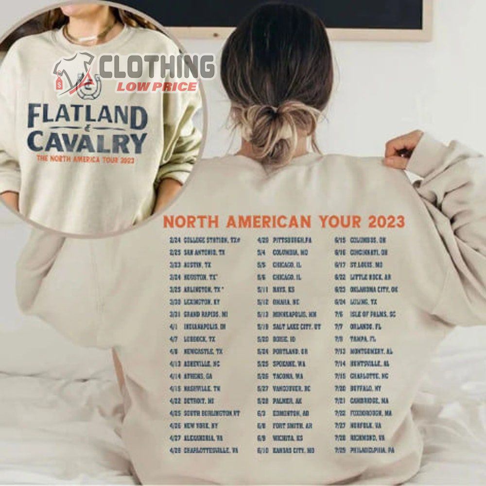 Flatland Cavalry The North America 2023 Tour Merch Flatland Cavalry Country Music Shirt Flatland Cavalry Concert Tour 2023 T-Shirt