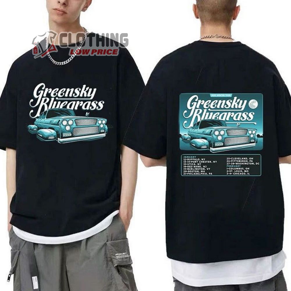 Greensky Bluegrass Winter Tour 2023 Shirt, Greensky Bluegrass Band Shirt For Fan, Greensky Bluegrass Concert 2023 Shirt, Greensky Bluegrass Tour Merch