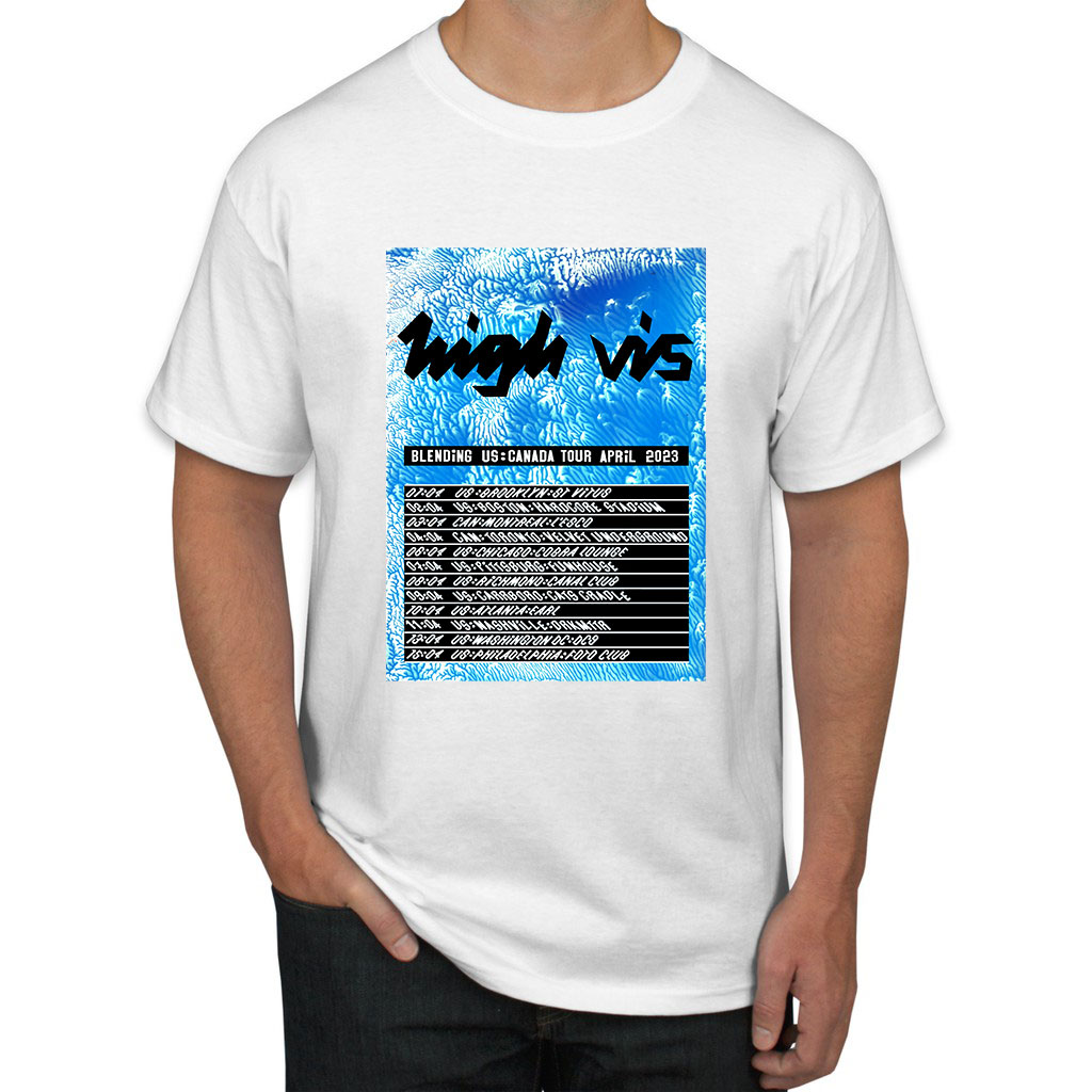 High Vis Band US Canada Tour 2023 Merch, High Vis Band Tour 2023 Shirt, High Vis Tour Dates 2023 T-Shirt