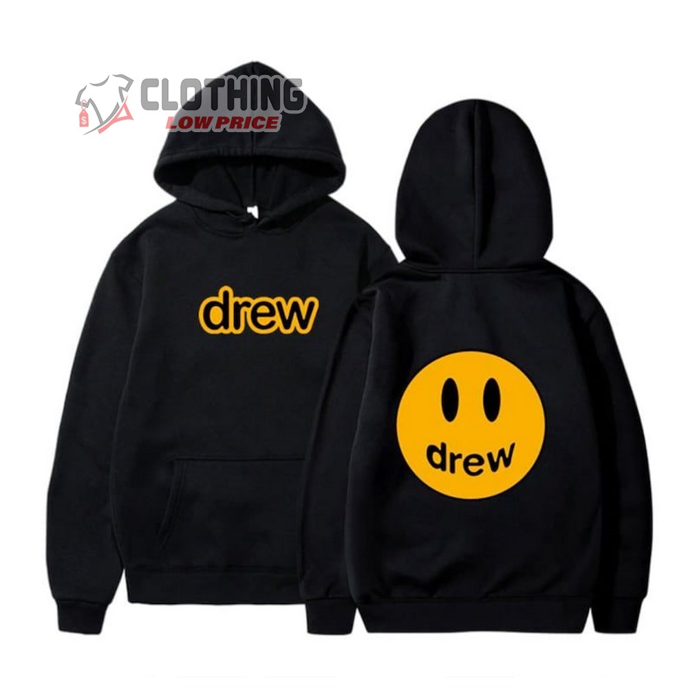 Drew House Justice Purpose Smiley Drew House Oversize Hoodie - Ink