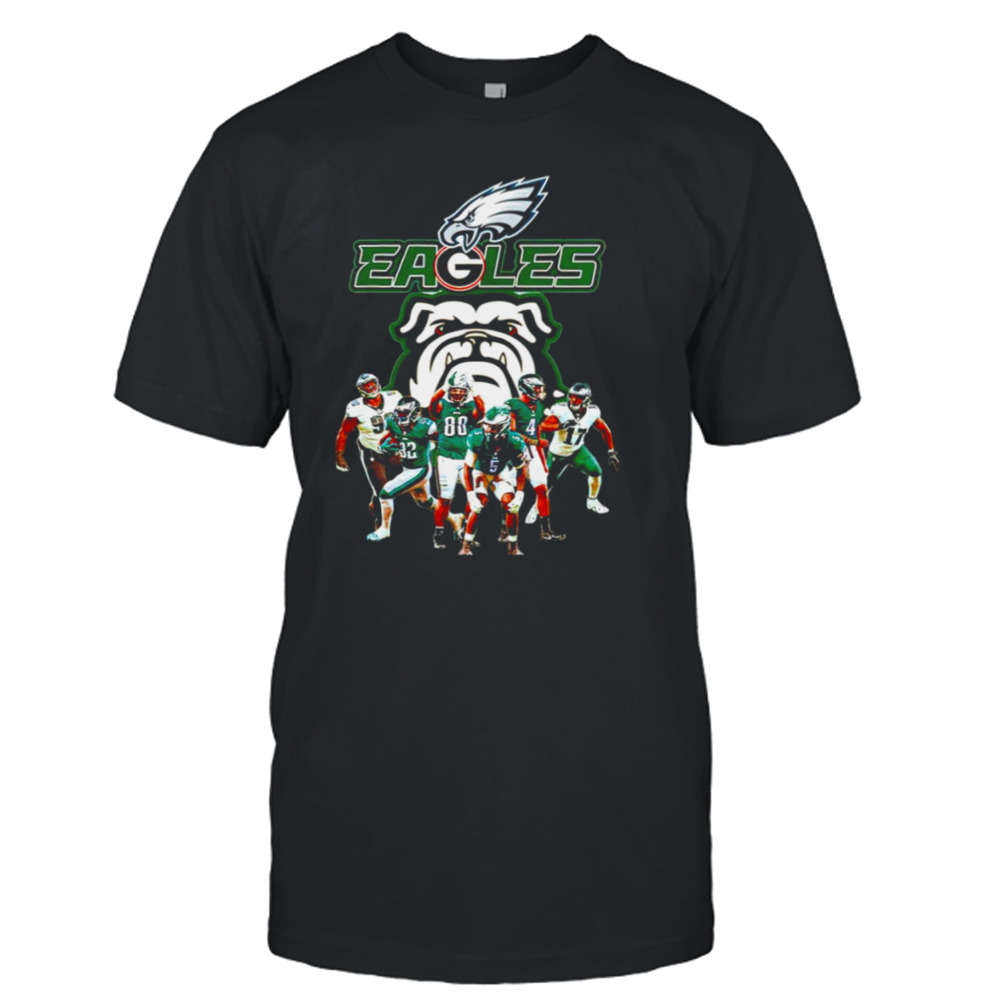 Philadelphia Eagles bulldogs Georgia Bulldogs 2023 shirt
