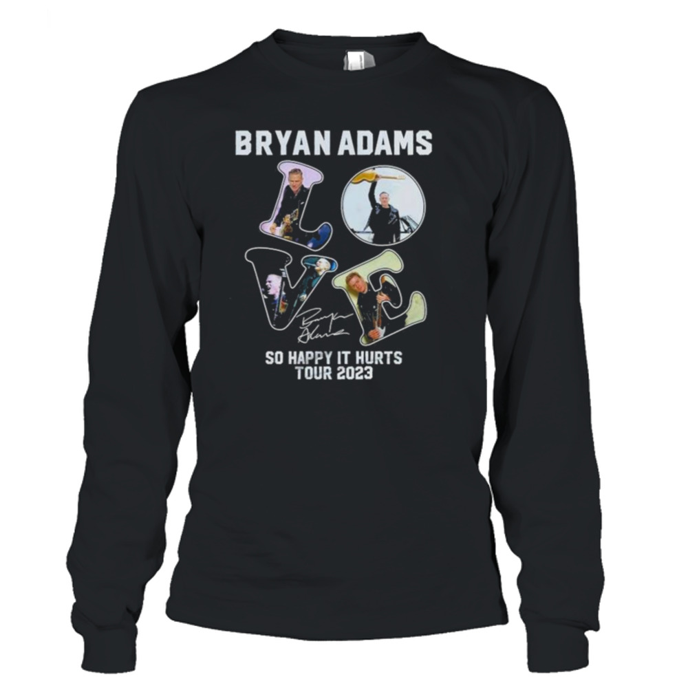 Bryan Adams Tour 2023 T-Shirt, So Happy Hurts Tour Shirt