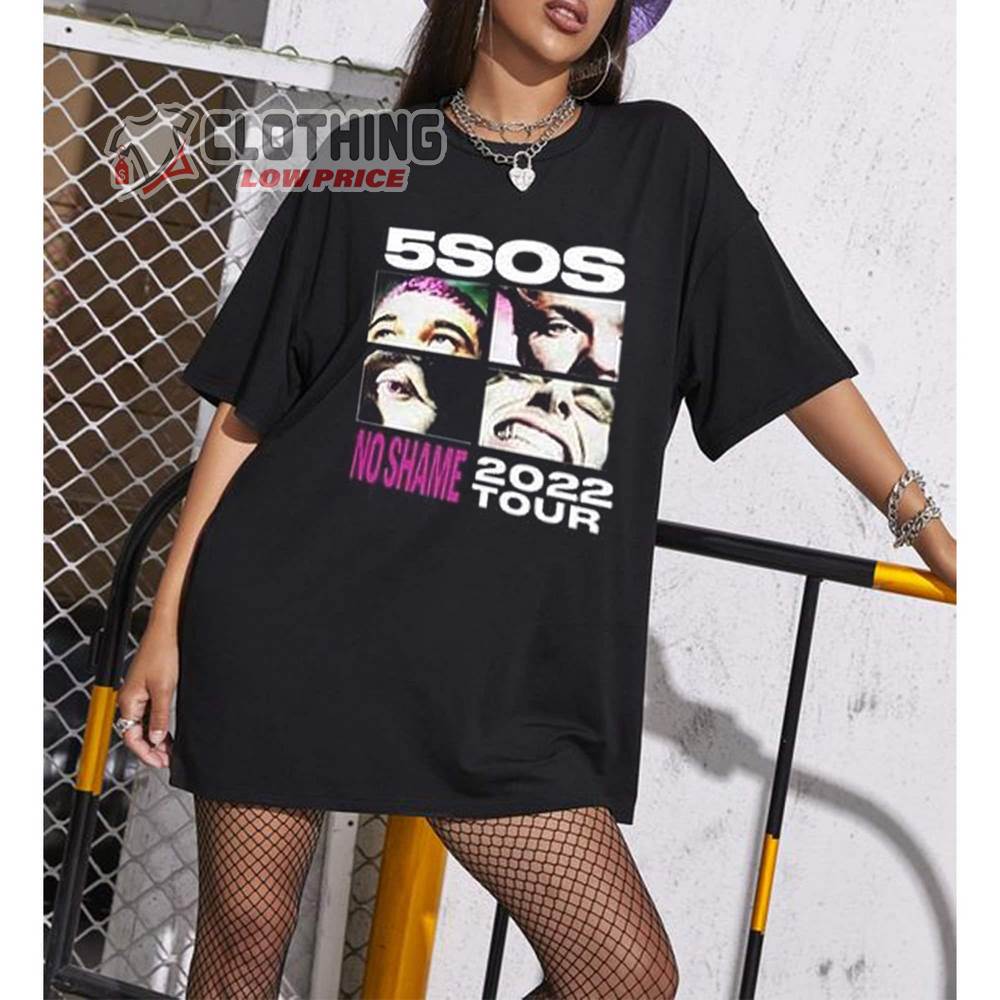 5 Seconds Of Summer Band T- Shirt, 5 Seconds Of Summer Albums T- Shirt, 5 Seconds Of Summer Tour Dates 2023 Merch