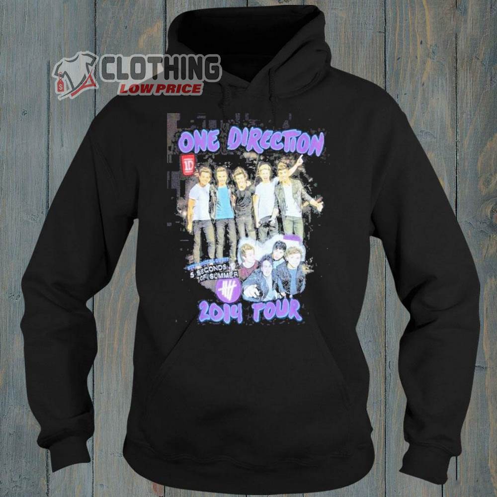 5 Seconds Of Summer World Tour 2023 Trending Sweatshirt, 5 Seconds Of Summer Tour 2023 Hoodie, 2014 One Direction And 5 Seconds Of Summer T- Shirt