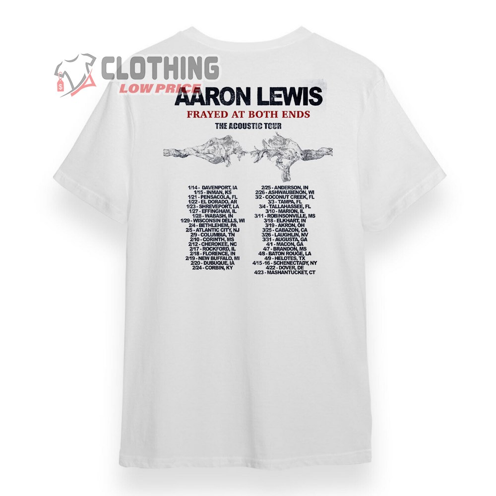 Aaron Lewis Concerts 2023 Shirt, Aaron Lewis Setlist Shirt, Aaron Lewis Red Rock Shirt Gift For Fan