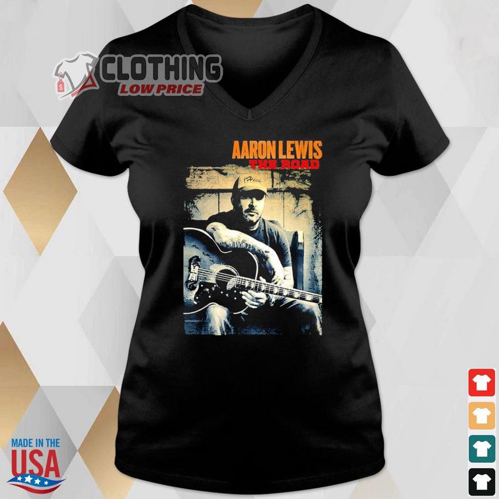 Aaron Lewis Concerts 2023 Shirt, Aaron Lewis The Road Graphic Ladies Tee, Aaron Lewis Tour Dates 2023 Shirt