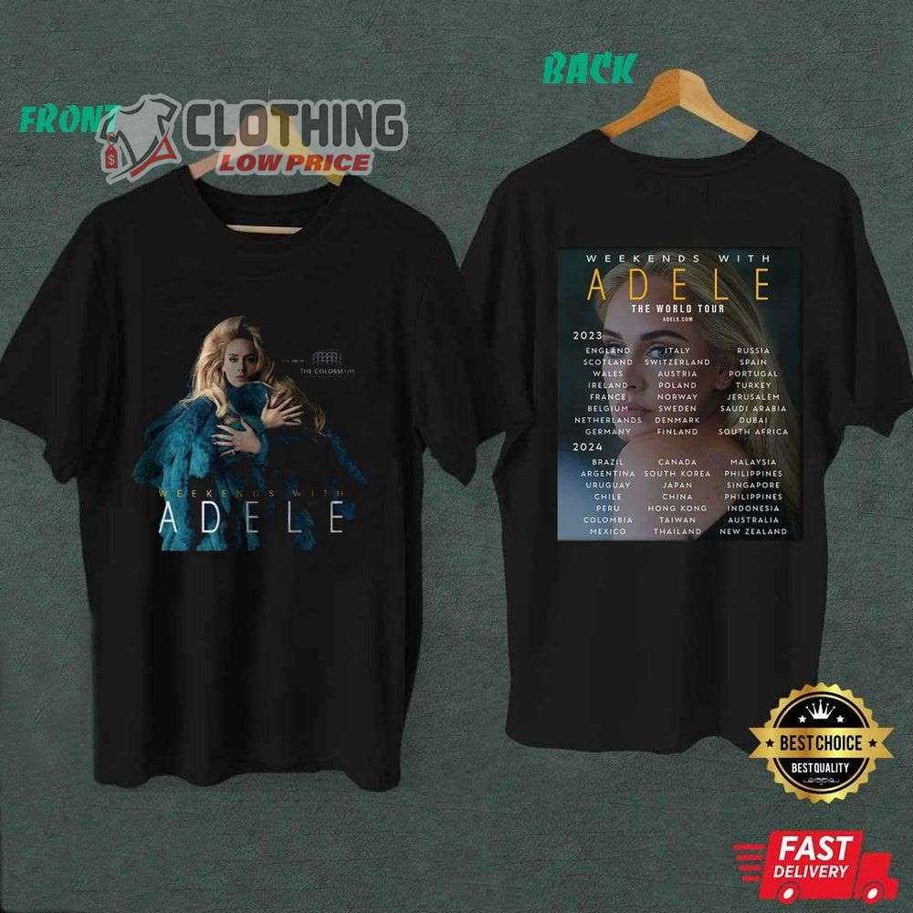 Adele 30 Easy On Me Tour Sweatshirt, Adele Tour 2023 Shirt, Adele Las Vegas  Ticket T
