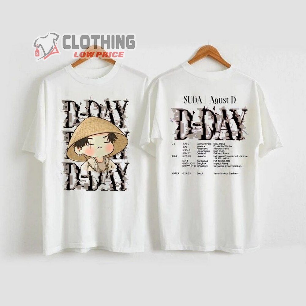 人気TOP SUGA AgustD ツアーグッズ Tシャツ他 D-DAY アイドル