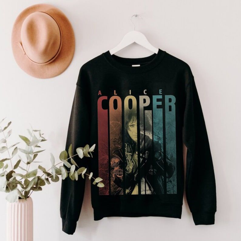 Alice Cooper 80s Retro Vintage T-Shirt, Alice Cooper Hit Songs Sweater, 2023 Too Close For Comfort Tour Merch