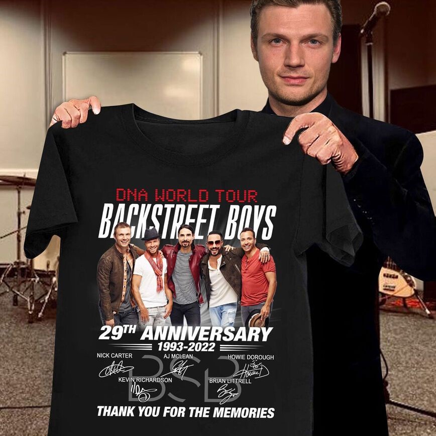 DNA World Tour 2022 Merch Backstreet Boys 29Th Anniversary 1993-2022 T-Shirt