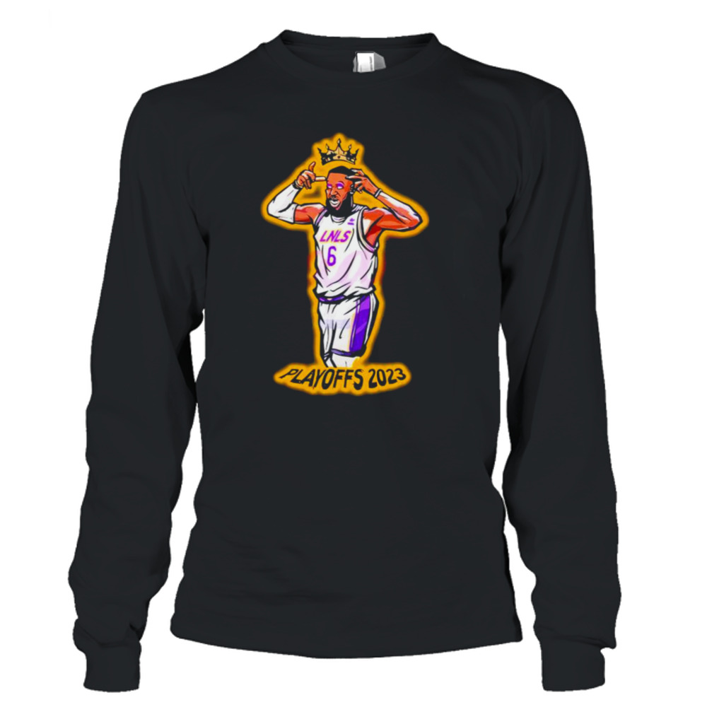 The King Playoffs 2023 Late Night Show Lebron James Lakers Shirt