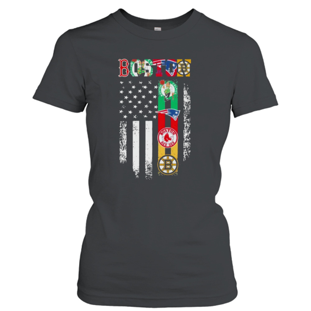 Boston Red Sox America Flag shirt - Kingteeshop