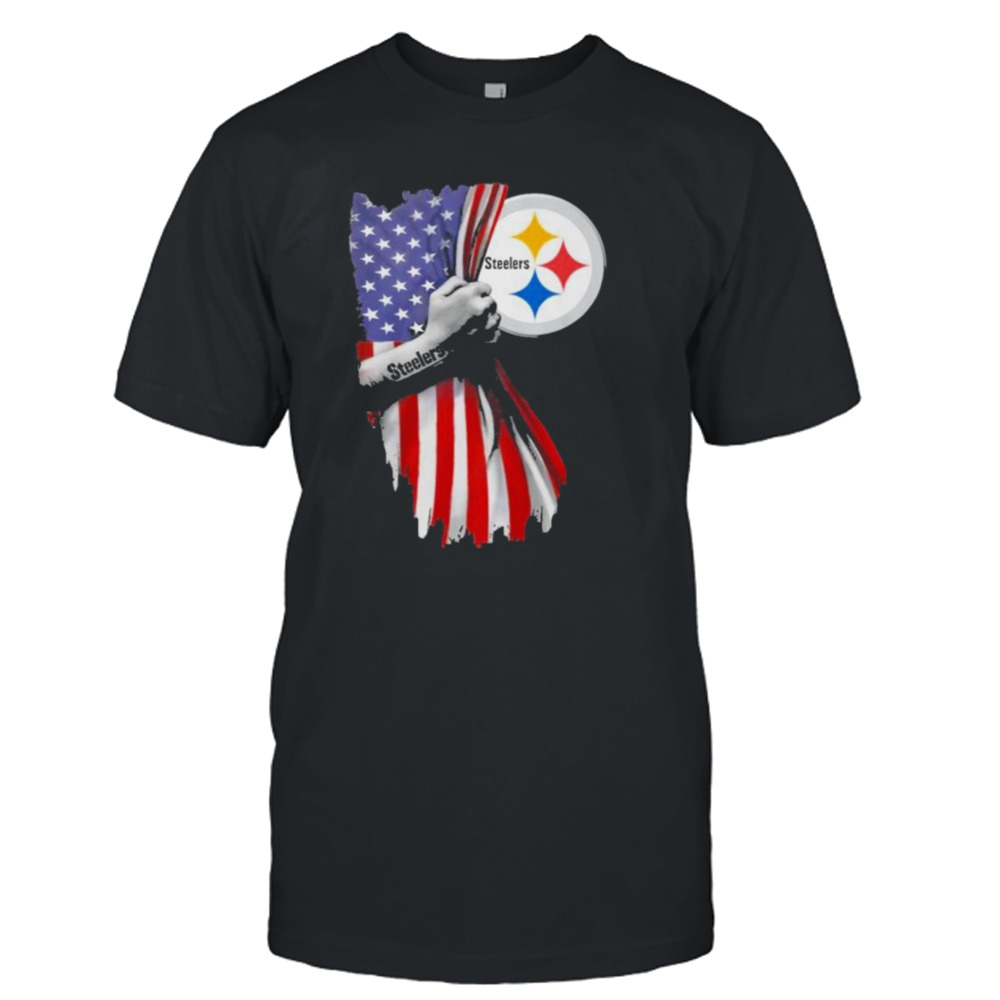 american flag Pittsburgh Steelers shirt