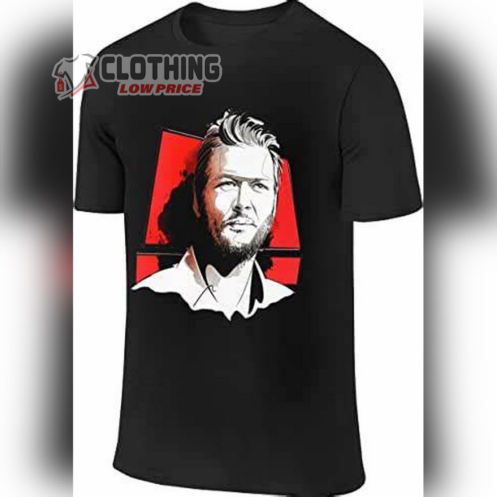 Blake Shelton Live Concert Unisex Tee Blake Shelton The Voice Coach US Merch Blake Singings New Album Shirt