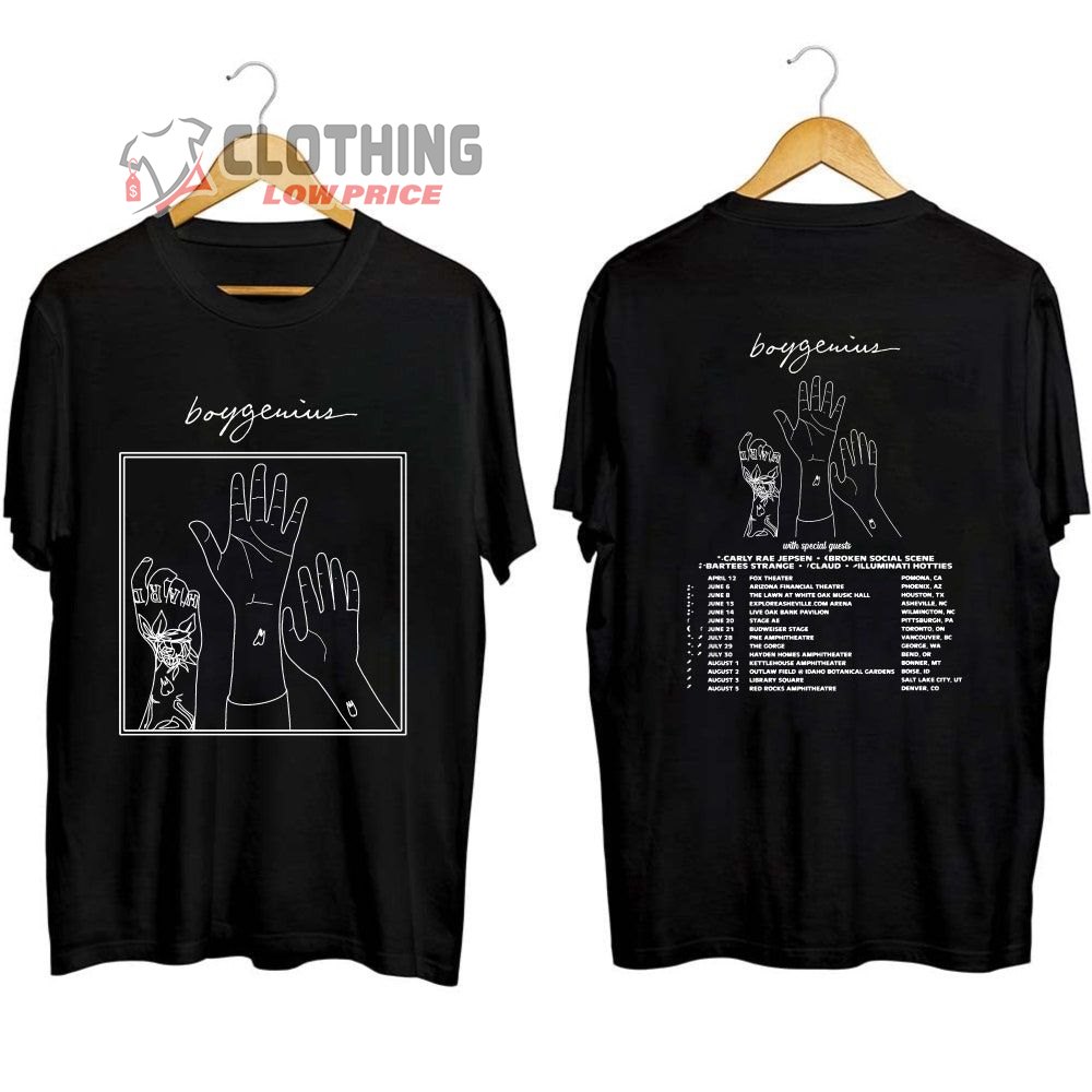 Boygenius Band Tour 2023 Concert Merch, Boygenius Reset Concert Tour 2023 Shirt, Reset Concert Tour 2023 With Special Guests T-Shirt