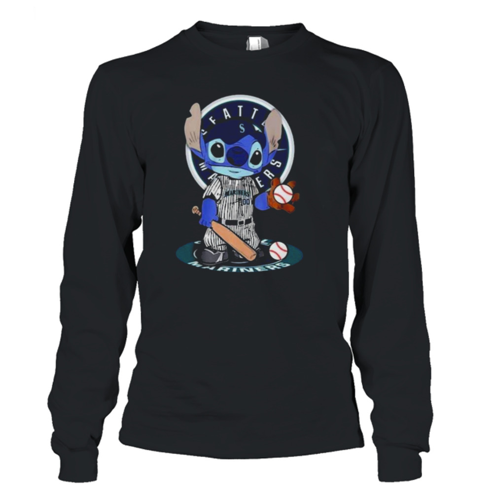 Skull Baseball Seattle Mariners T-Shirt