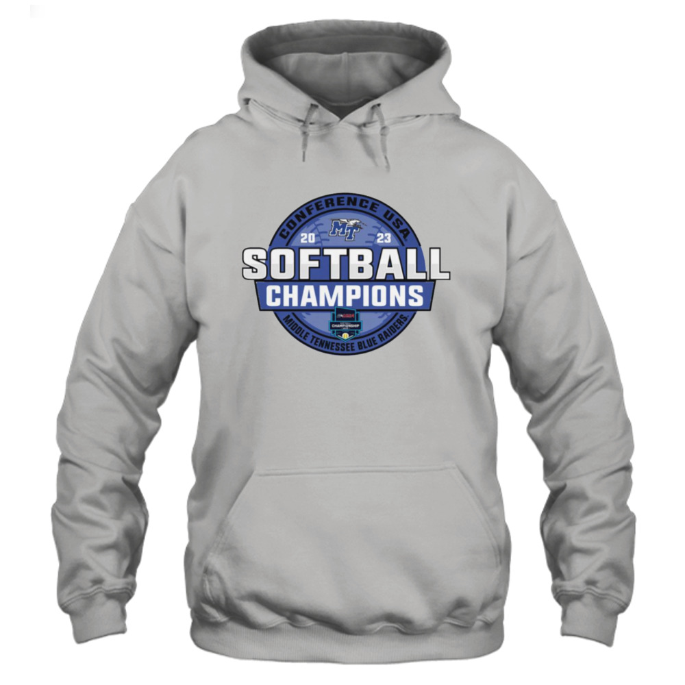 MTSU Blue Raiders NCAA C-USA Softball Conference Tournament Champions 2023 shirt 4 Hoodie