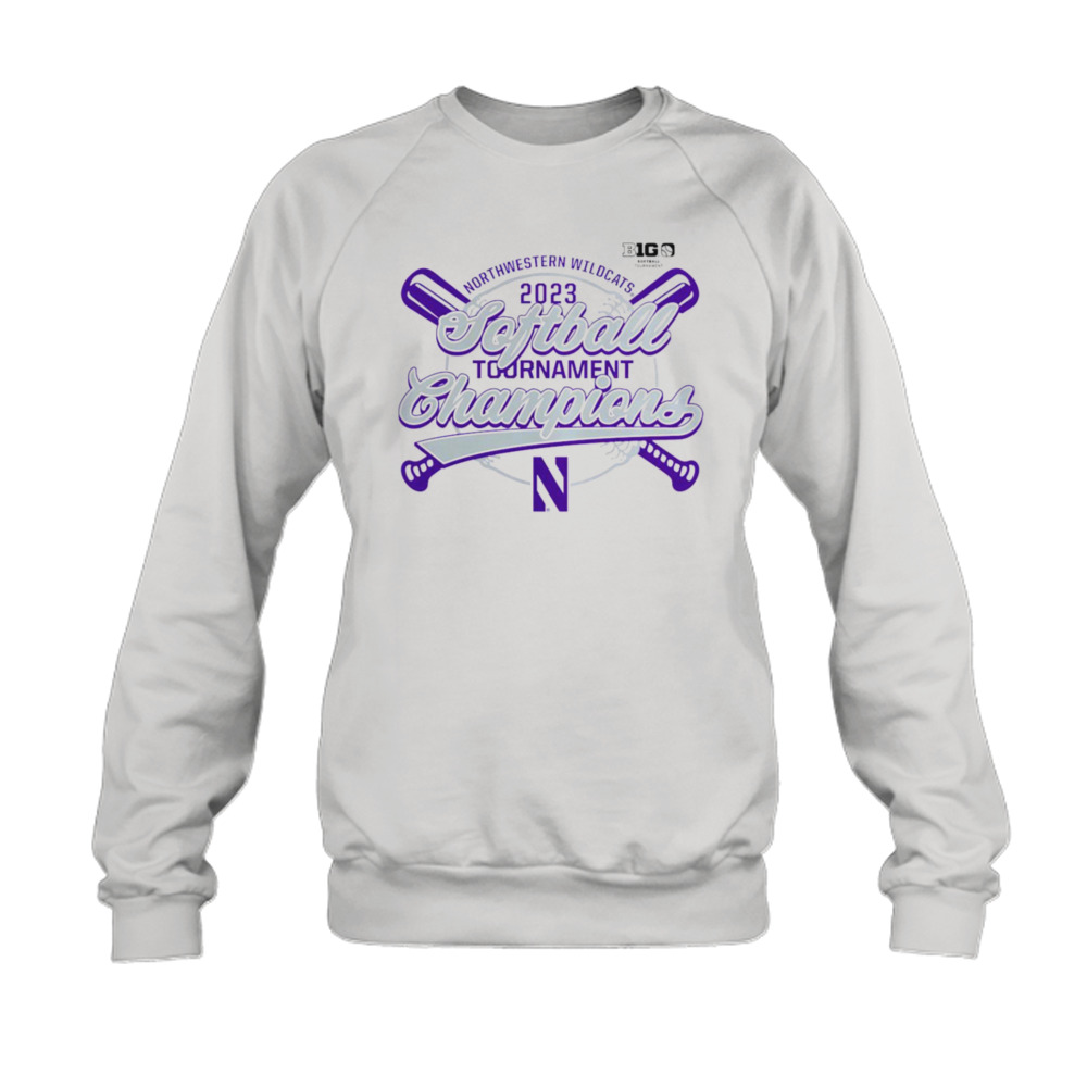 Northwestern Wildcats NCAA Big Ten Softball Conference Tournament Champions 2023 T-shirt 5 Sweatshirt