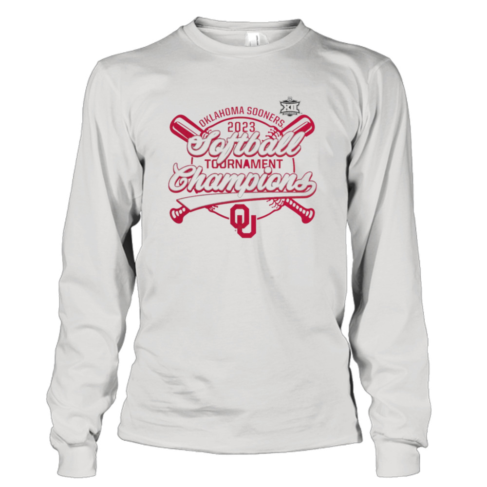 Oklahoma Sooners NCAA Big 12 Softball Conference Tournament Champions 2023 T-shirt 3 Long Sleeve Tee
