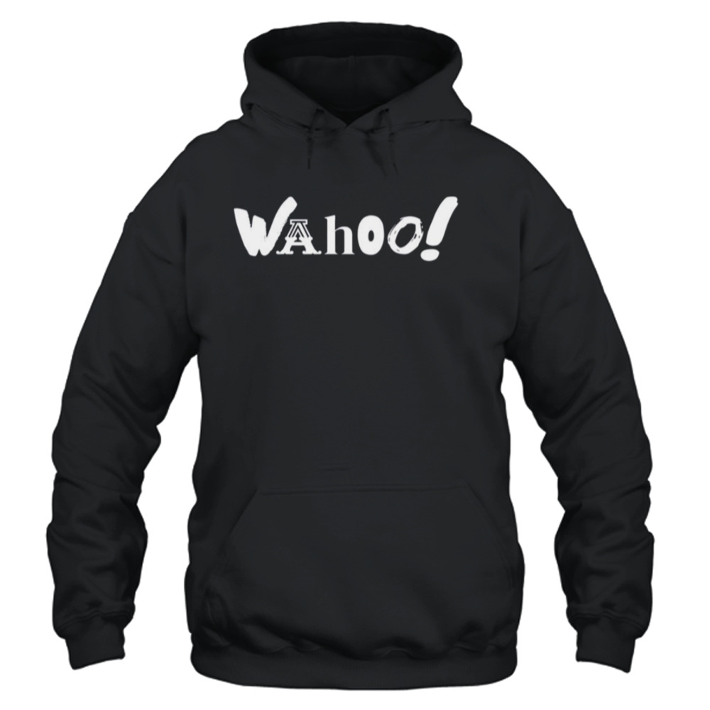 Wahoo White Print Good Omens shirt 4 Unisex Hoodie