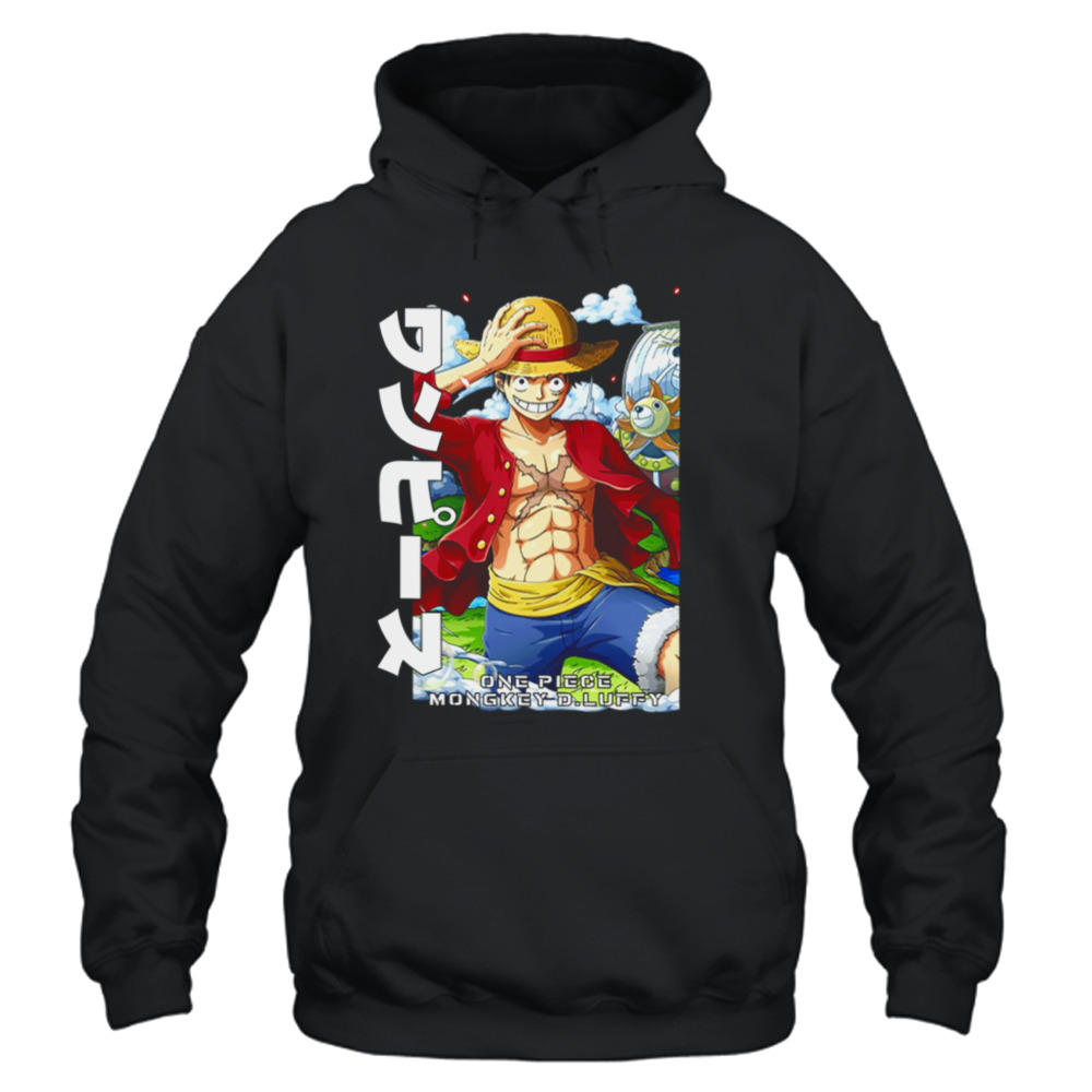 Monkey D Luffy Japanese One Piece Manga Anime Series shirt 4 Unisex Hoodie