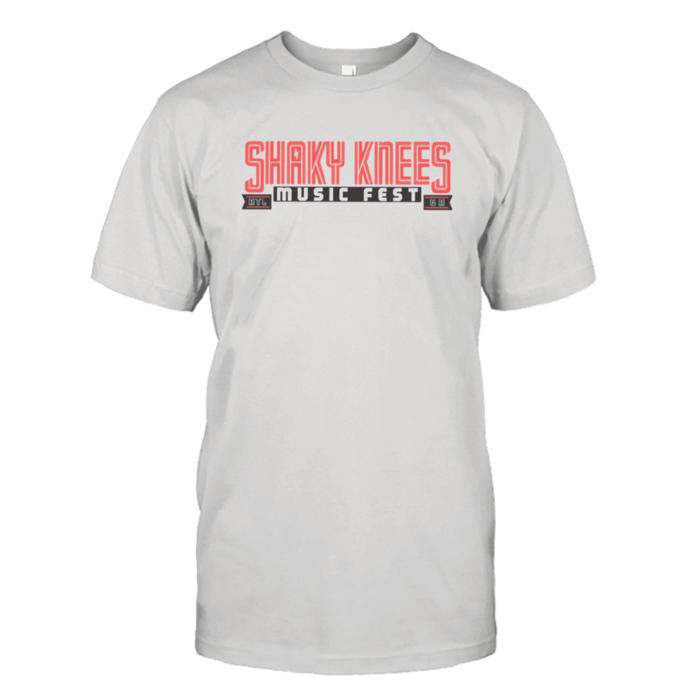 Red Logo Shaky Knees Music Fest shirt