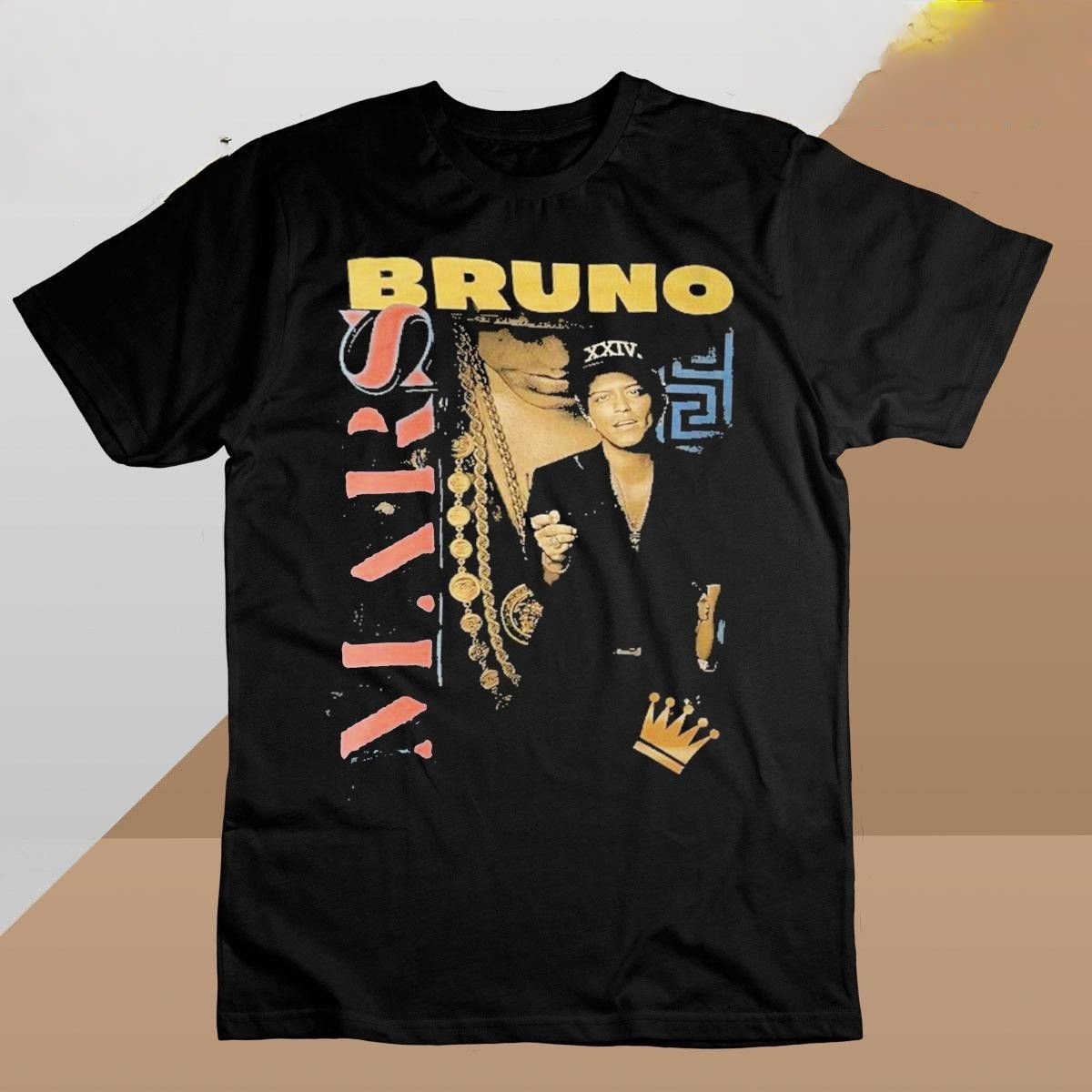 Bruno Mars Tour 2023 Merch Bruno Mars 24K Magic World Tour 2023 T-Shirt ...