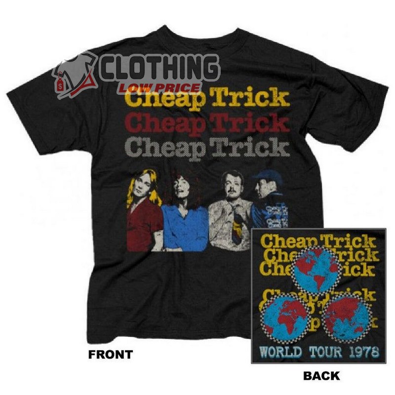 Cheap Trick World Tour 1978 T-Shirt, Cheap Trick Concert In Another World Sweater Merch