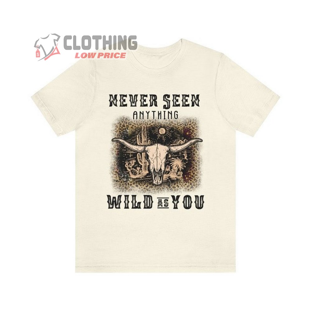 Cody Johnson Tour 2023 Shirt Merch, Cody Johnson - Never Seen Anything Wild As You Shirt, Cody Johnson Songs Shirt