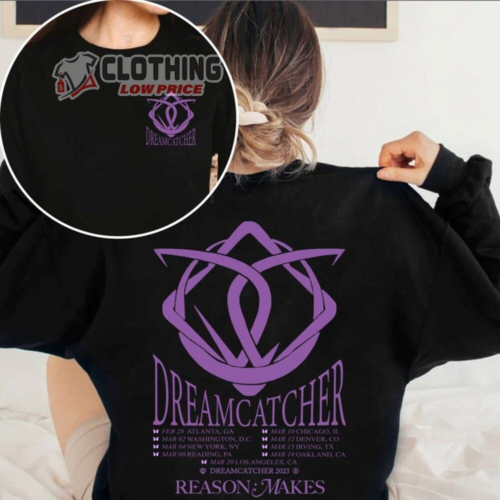 Dreamcatcher Kpop World Tour 2023 Merch Dreamcatcher Reason Makes Tour 2023 Shirt Reason Makes Tour 2023 Dates TShirt