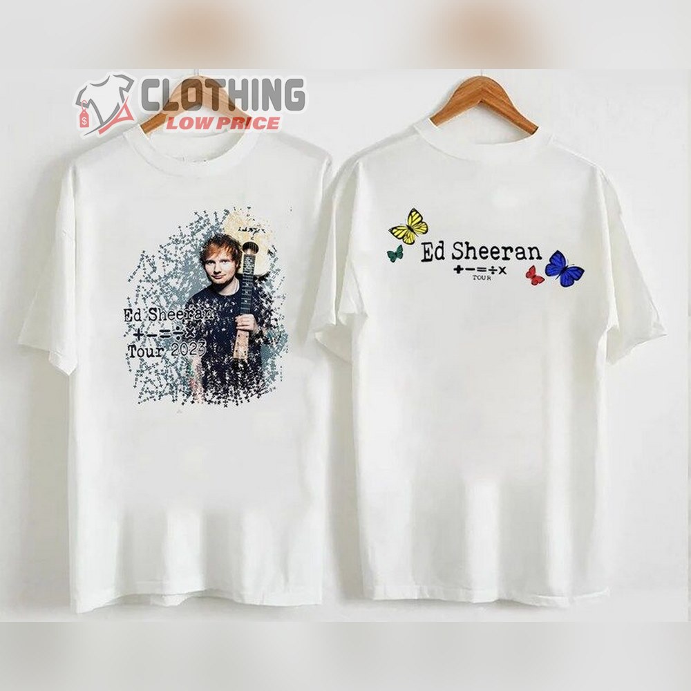 Ed Sheeran 2023 Mathematics Tour Merch, Ed Sheeran Concert T-Shirt, Ed Sheeran Country Music Shirt, Ed Sheeran Tour 2023 Merch T-Shirt