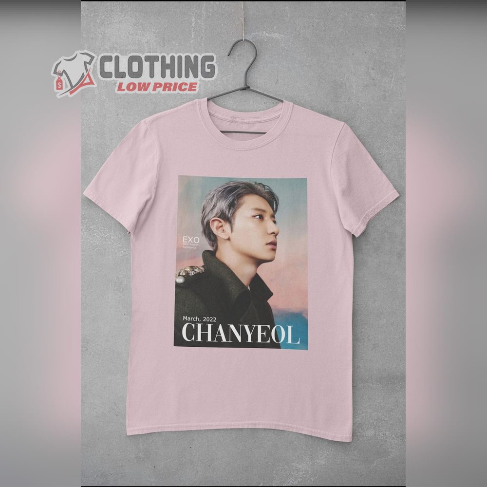 Chanyeol Exo Shirt, Exo Graphic Tshirt, Chanyeol Exo Kpop Shirt, Magazine Cover Aesthetic Kpop Shirt, EXO comeback Tee