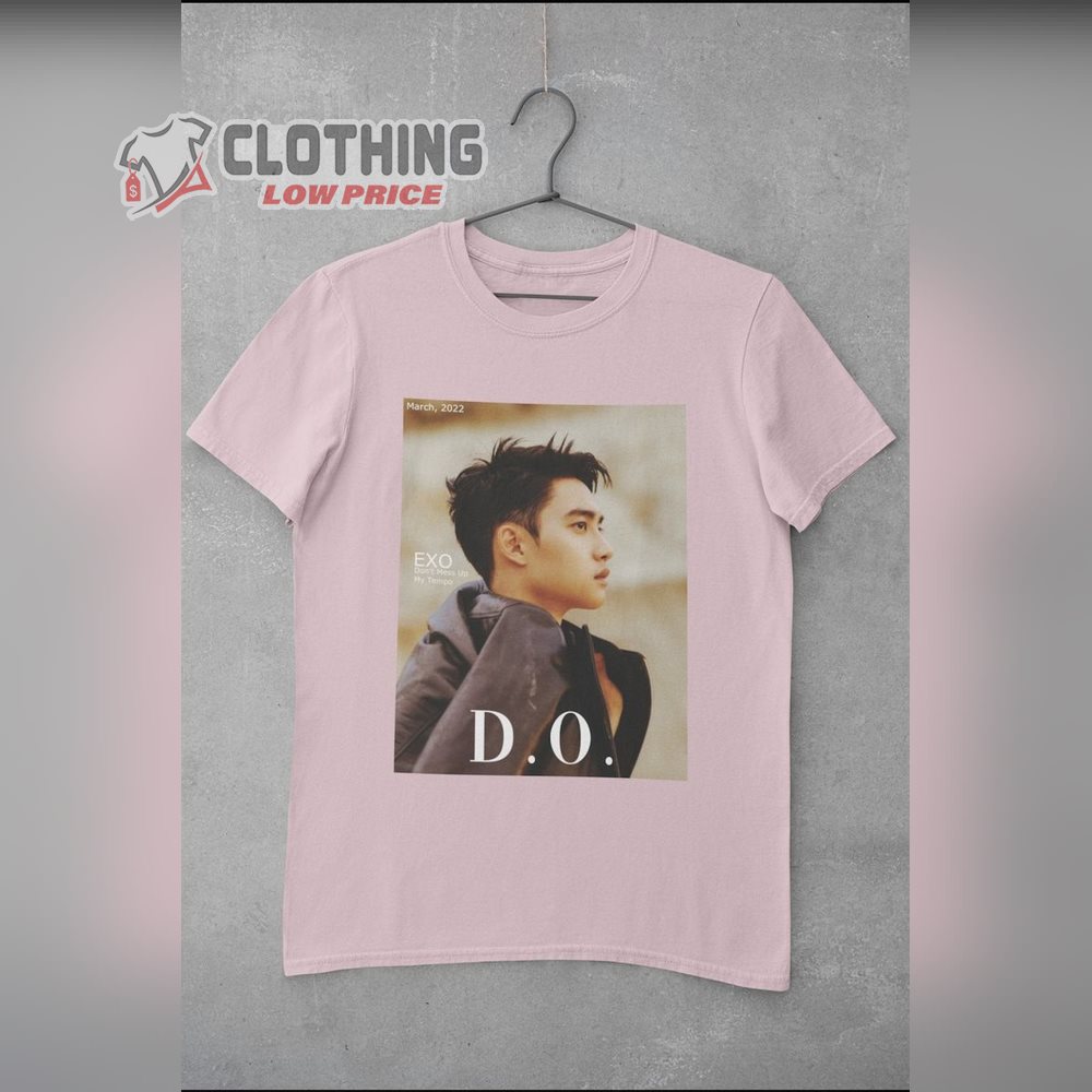 D.O. Exo Shirt, Exo Graphic Tshirt, D.O. Exo Kpop Shirt, Magazine Cover Aesthetic Kpop Shirt, EXO comeback Merch