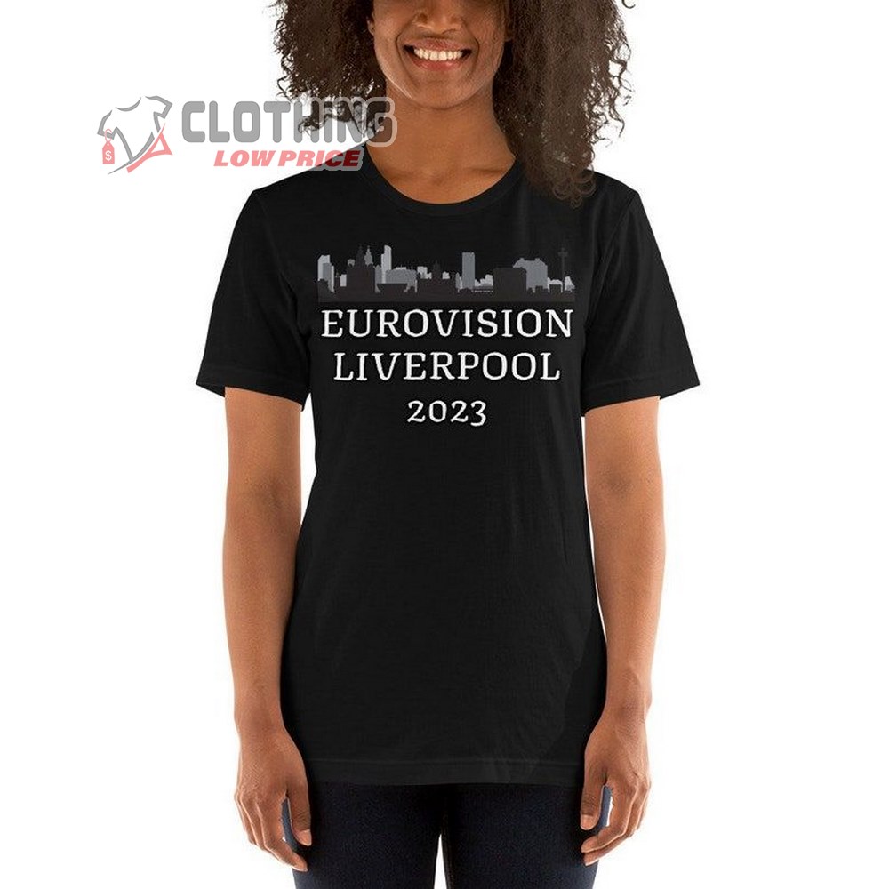 Eurovisionworld Calendar Liverpool Uk Ukraine 2023 Merch Eurovision Song Contest Shirt Eurovision Liverpool 2023 TShirt