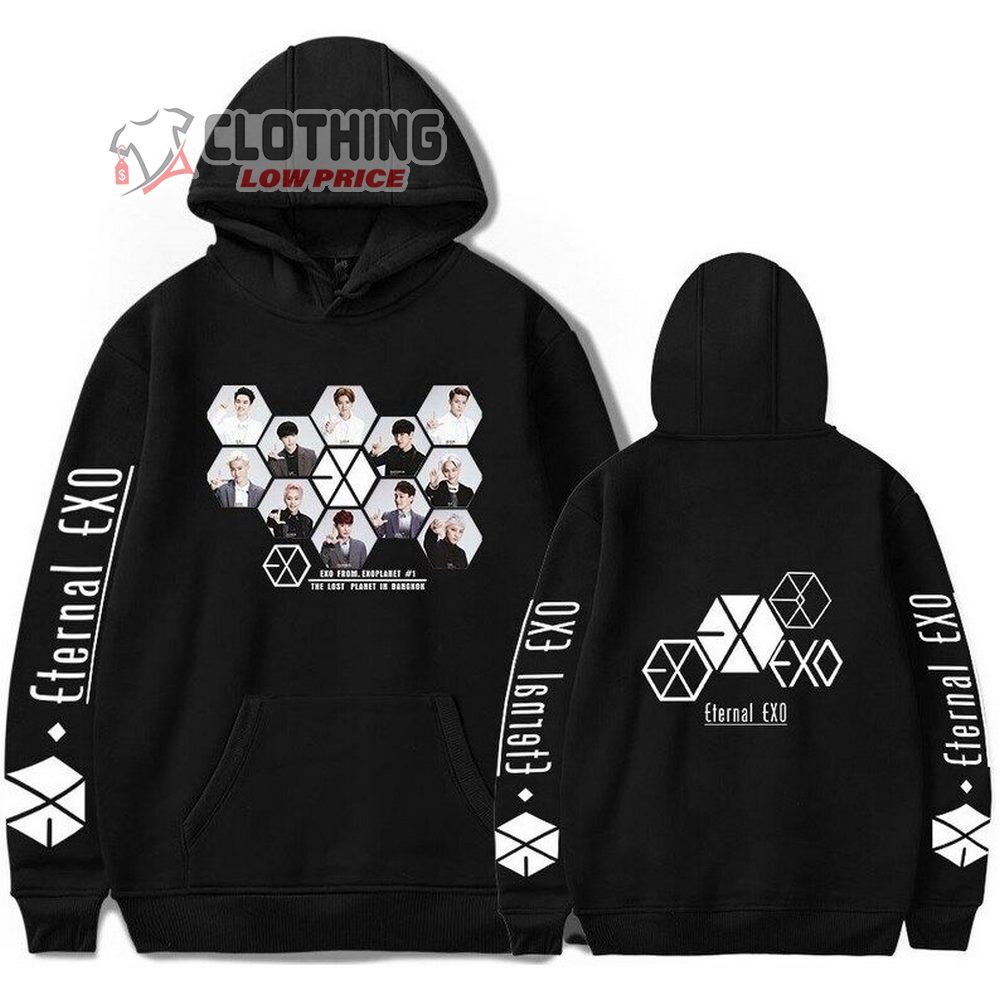 Exo Kpop Hoodie, Exo World Tour Hoodie, Exo New Songs Merch