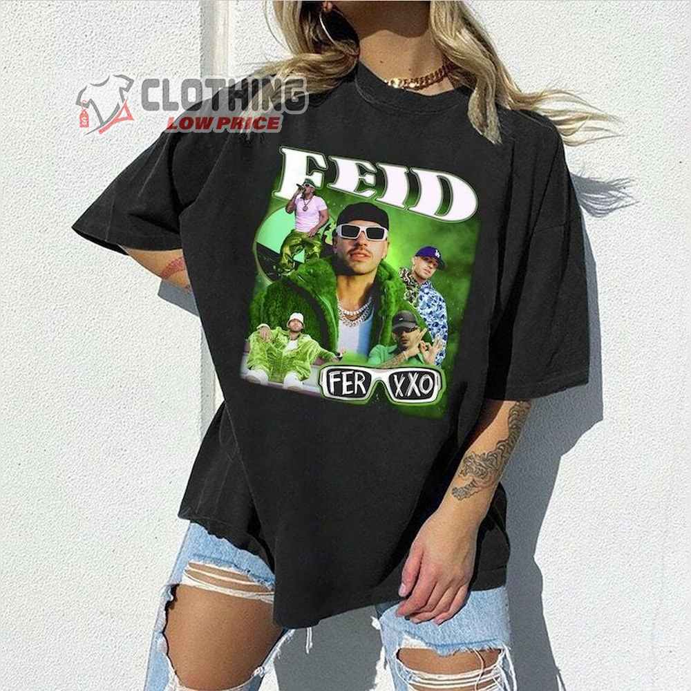 Feliz Feid 2023 Tour Merch, A Tour Of The Ferxxo Tour 2023 Shirt, Feliz Cumplea�os Ferxxo Friki Tour 2023 Shirt, Concrete Edm Tour 2023 T-Shirt