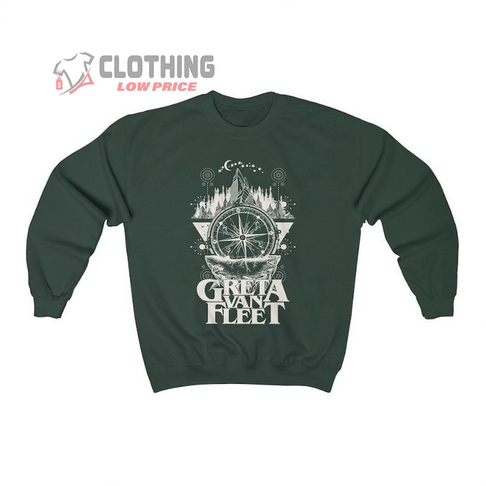 Greta Van Fleet Opening Act 2022 Shirt, Greta Van Fleet - Heat Above Sweat Shirt, Greta Van Fleet Tour Shirt, Greta Van Fleet Opening Act 2022 Shirt