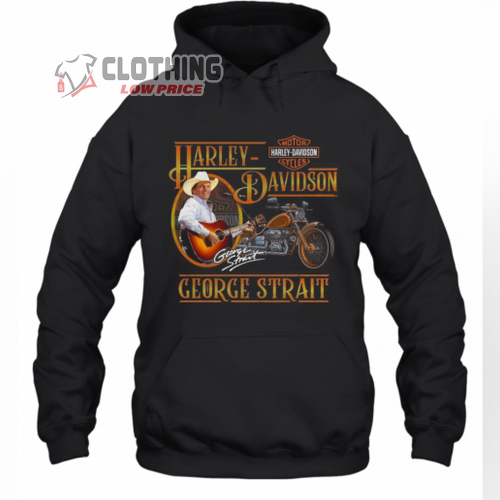 Harley Davidson George Strait Hoodie, George Strait Greatest Hits Playlist Shirt, George Strait Concerts 2023 Shirt