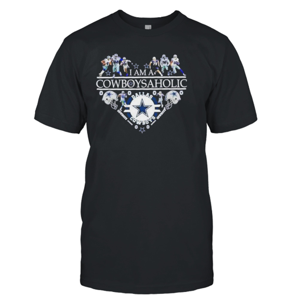I am a Cowboysaholic heart Dallas Cowboys shirt