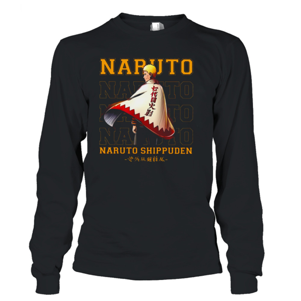 Uzumaki Naruto Kanji Cloak Naruto Shippuden Shirt - Bring Your