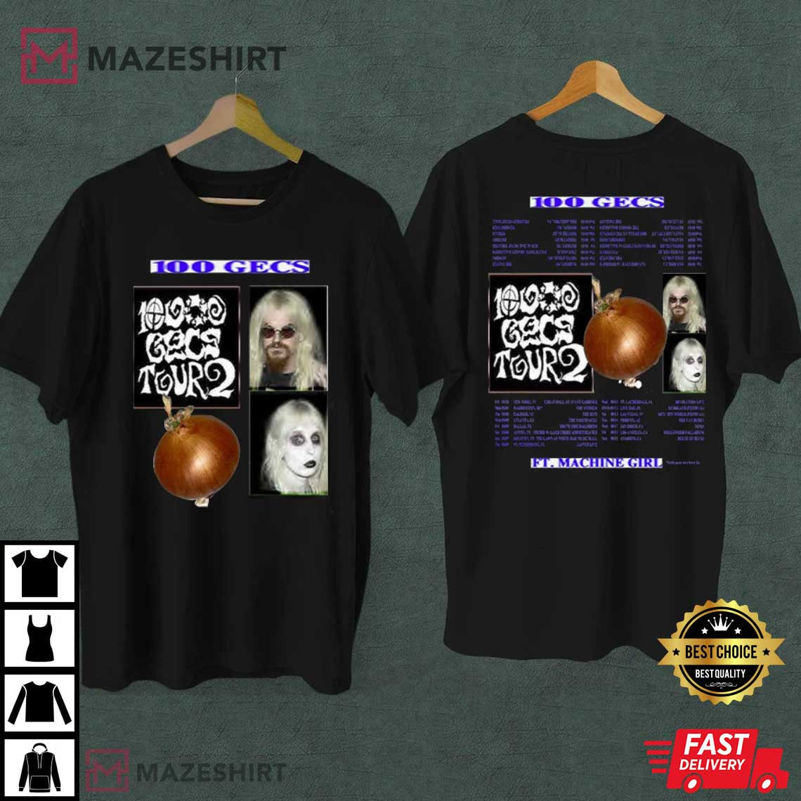 100 Gecs Machine Girl 2023 Tour T-Shirt