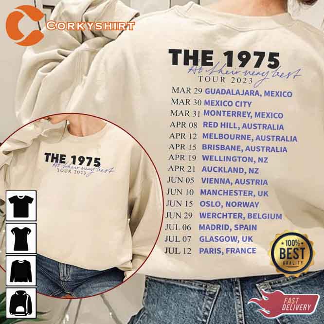 1975 At Their Very Best Tour 2023 Two SIdes Shirt