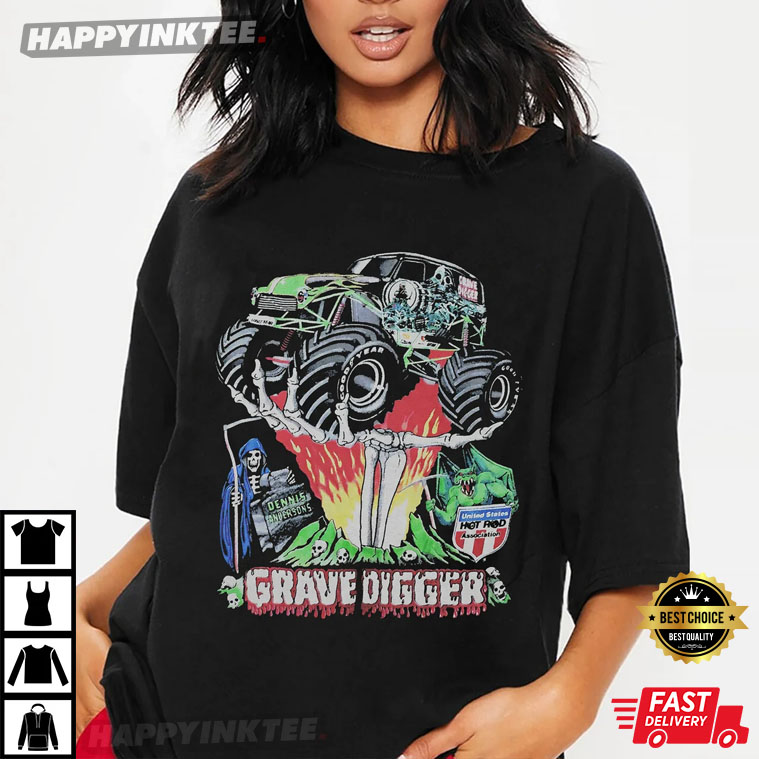 1994 Grave Digger Monster Jams Truck T-Shirt