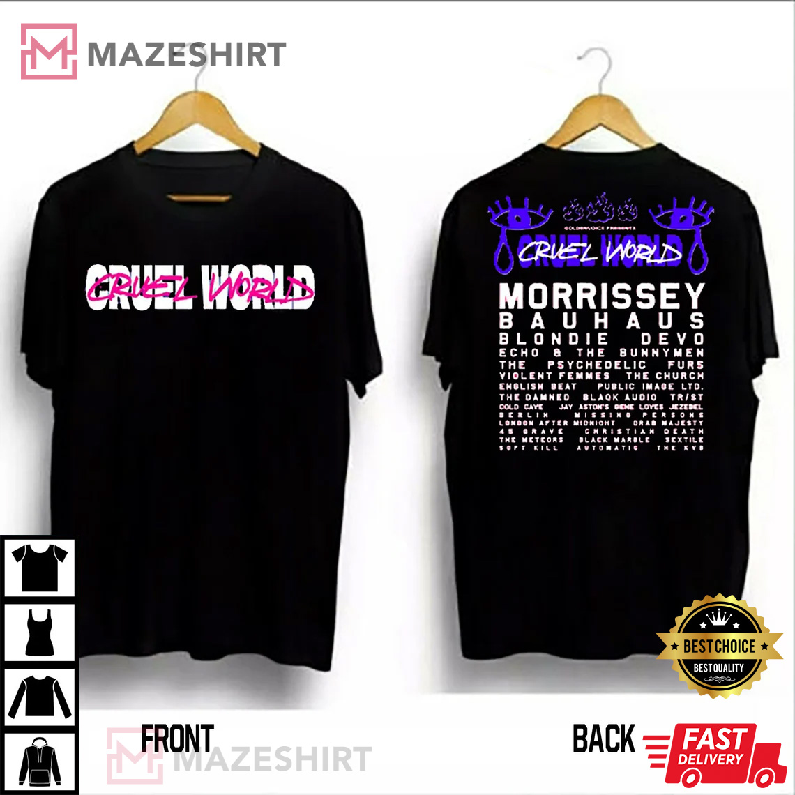 2022 Music Festival Cruel World Gift For Fan