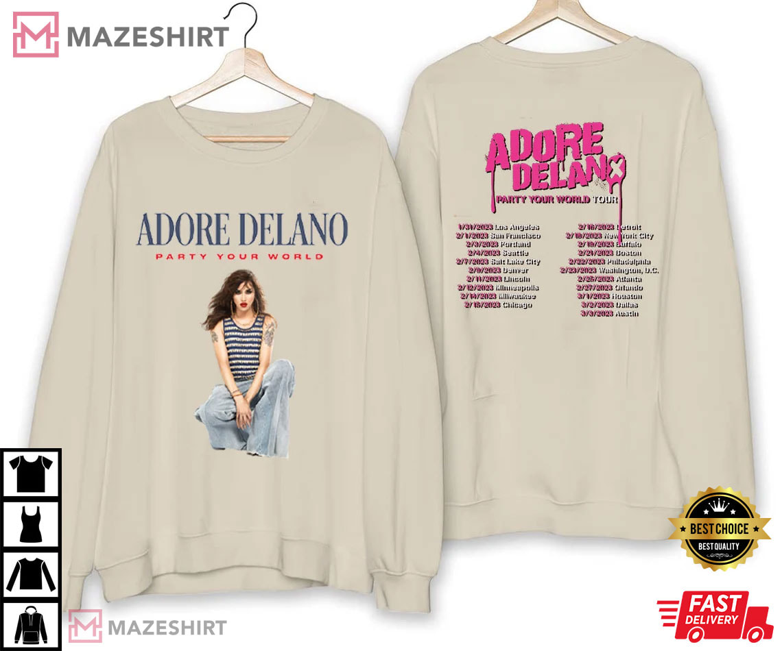 Adore Delano World Tour 2023 Gift For Fan T-Shirt