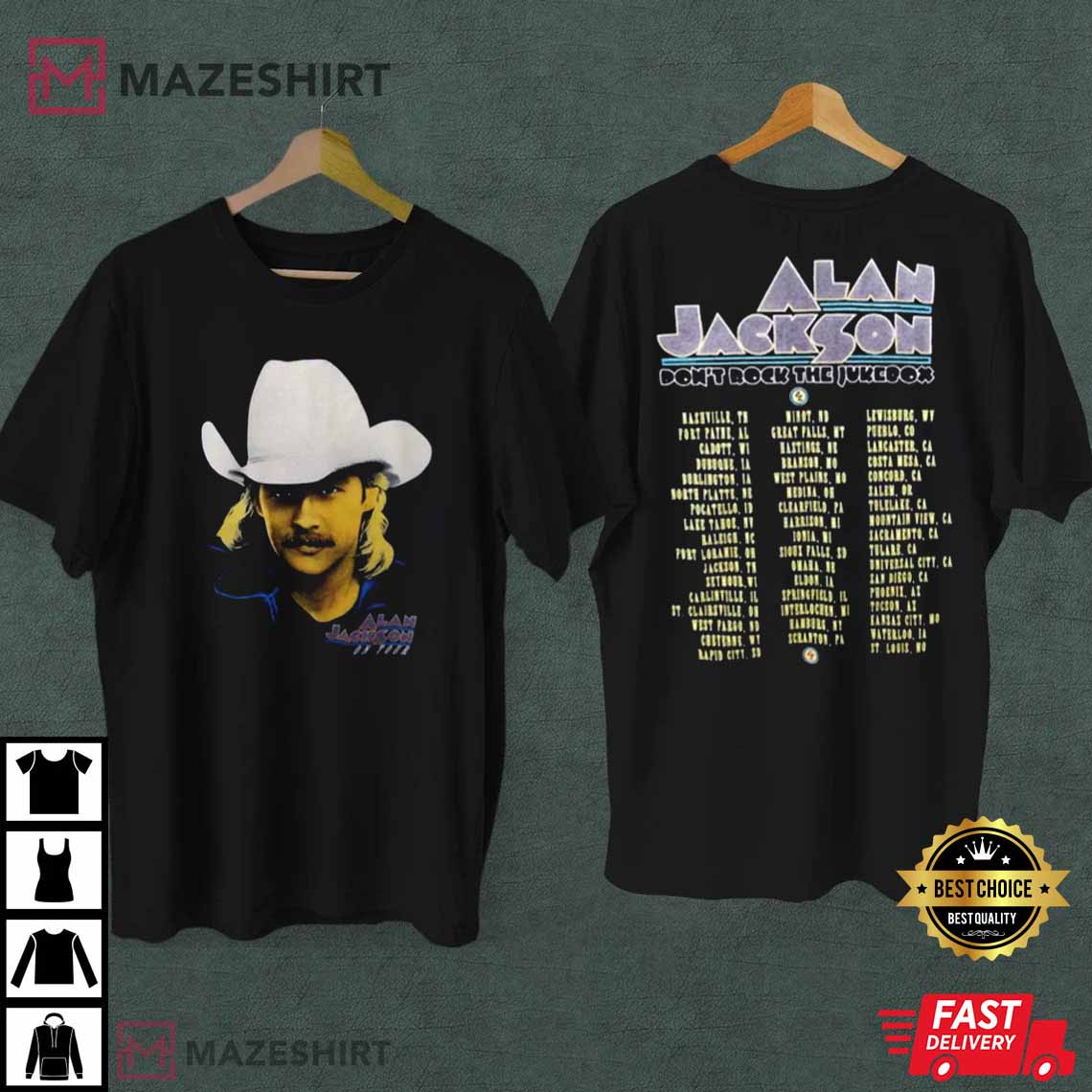 Alan Jackson Don't Rock The Juke Box Tour T-Shirt