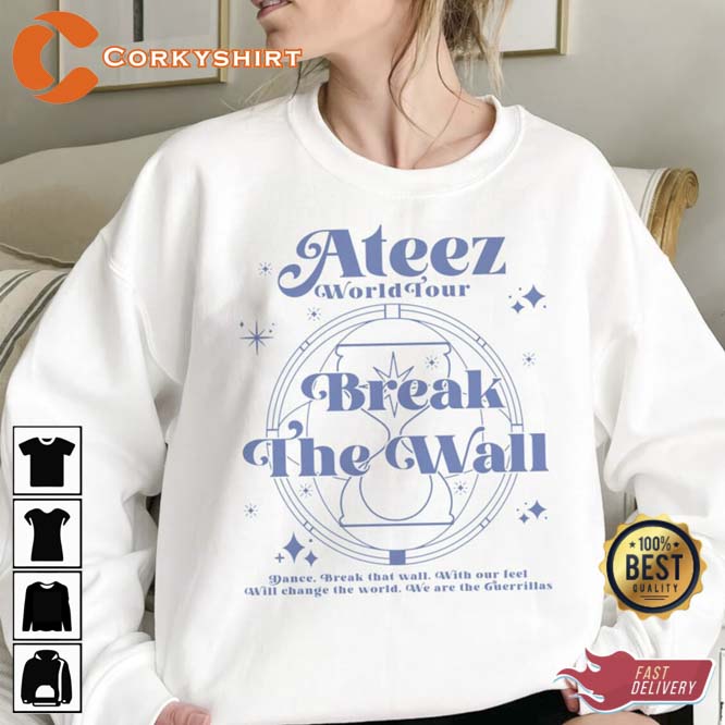 Ateez World Tour Break The Wall Sweatshirt Hoodie